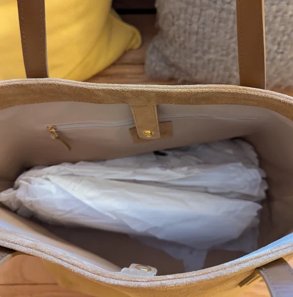 Liffner Suede Tote - Picture 9 of 9